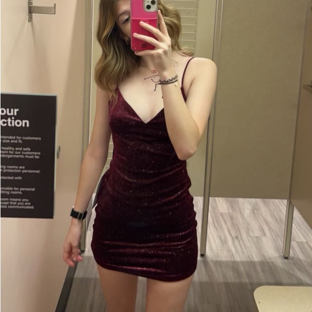 Red/Maroon Homecoming Dress
